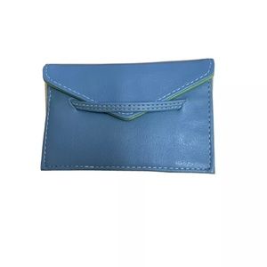 Leather Bloomingdales business card holder